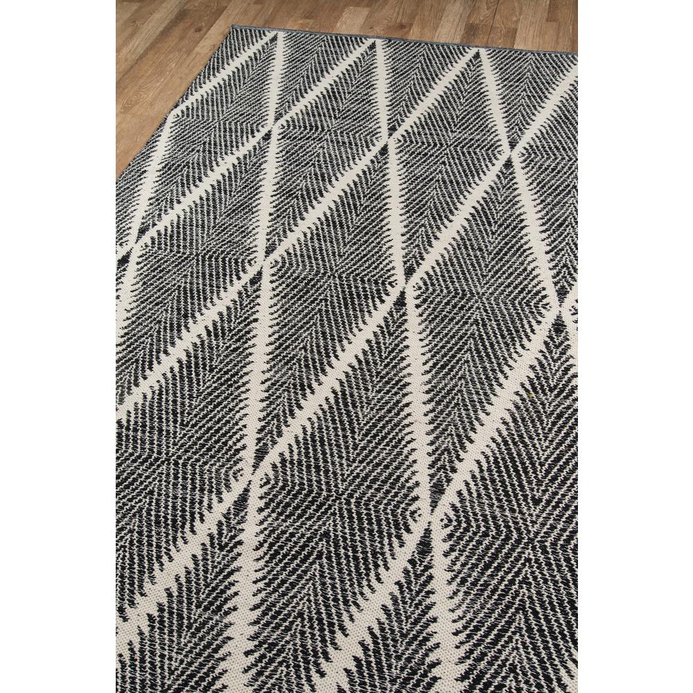Contemporary Rectangle Area Rug, Black, 3'6" X 5'6". Picture 2