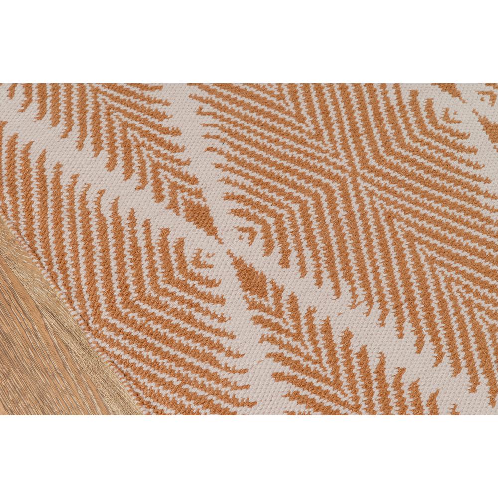 Contemporary Rectangle Area Rug, Orange, 3'6" X 5'6". Picture 3