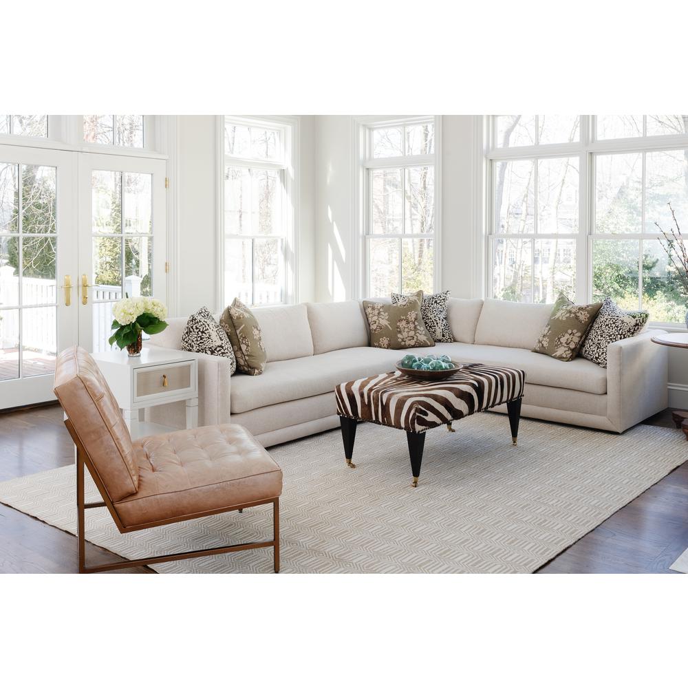 Contemporary Runner Area Rug, Beige, 2'3" X 8' Runner. Picture 11