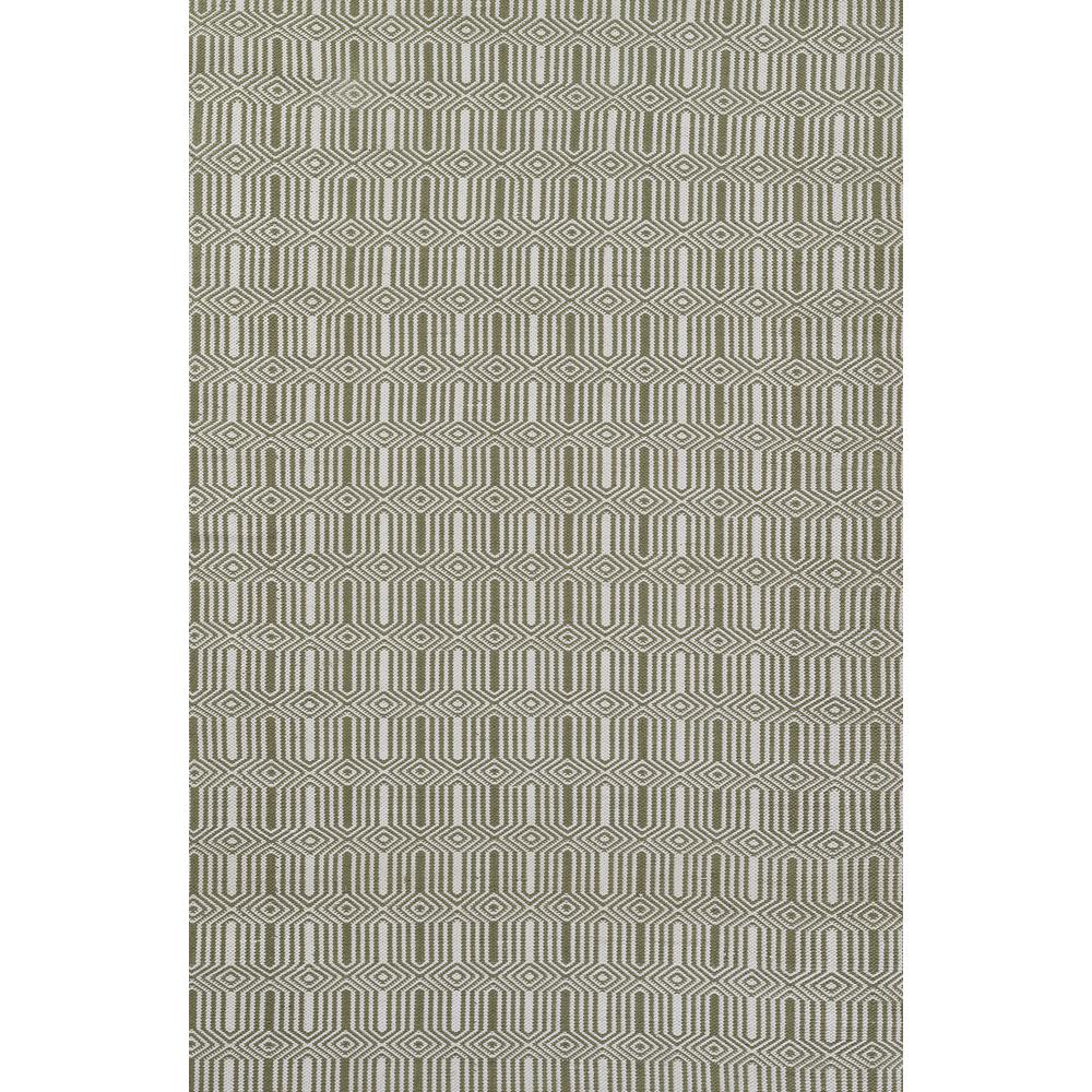 Contemporary Rectangle Area Rug, Green, 3'6" X 5'6". Picture 1