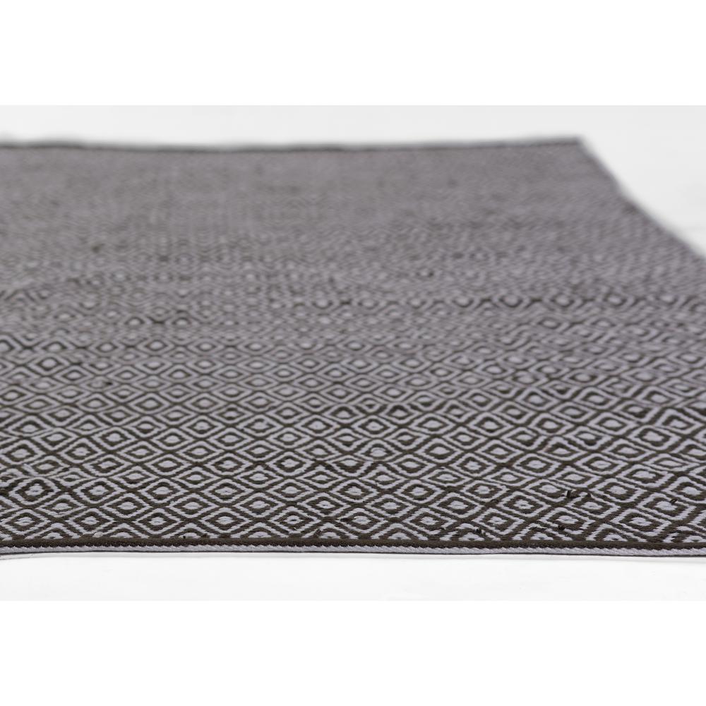 Contemporary Runner Area Rug, Brown, 2'3" X 8' Runner. Picture 6