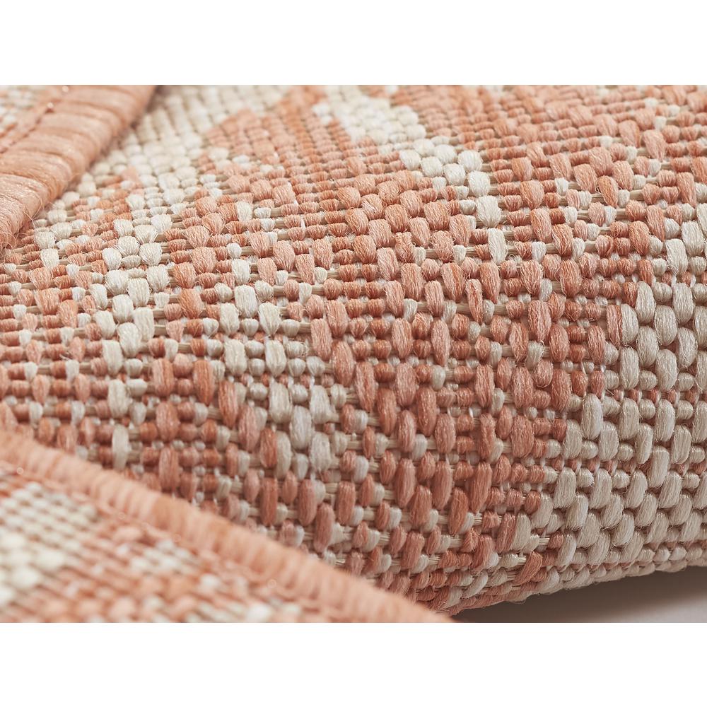 Transitional Rectangle Area Rug, Coral, 3'3" X 5'. Picture 4