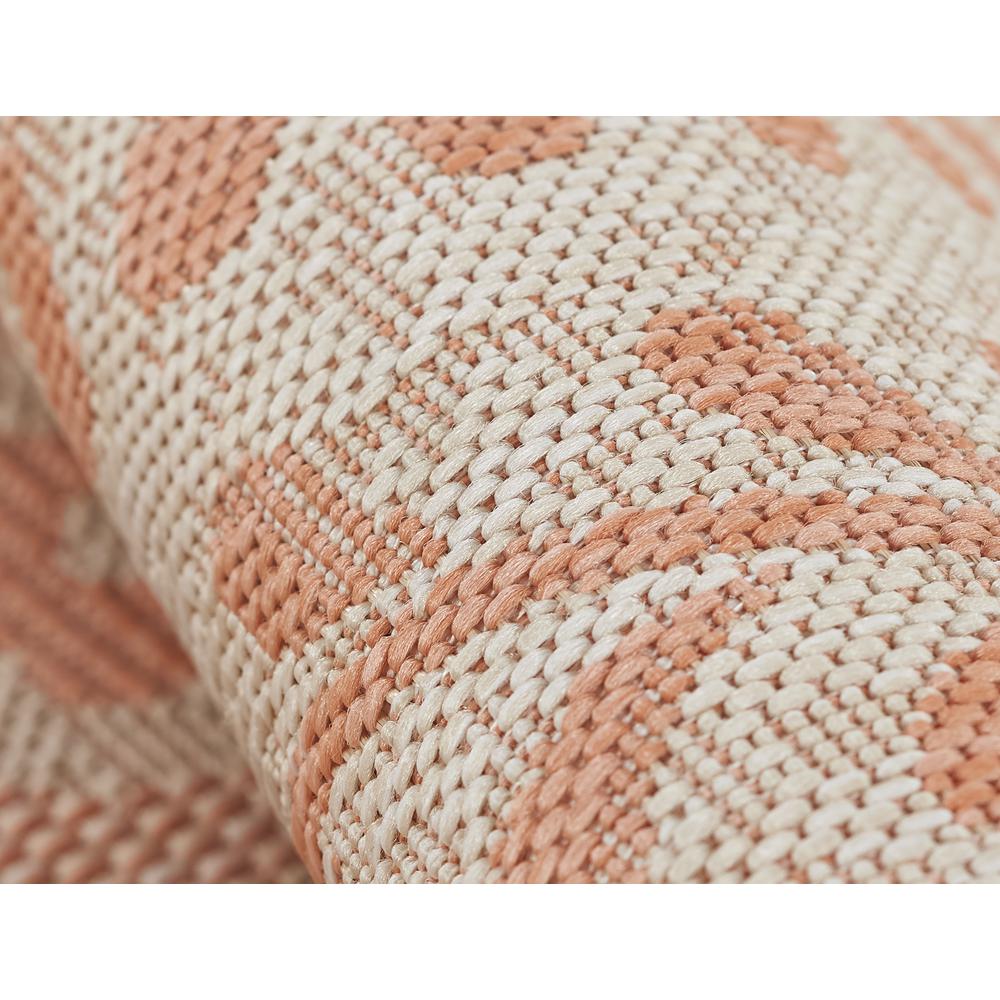 Transitional Rectangle Area Rug, Coral, 3'3" X 5'. Picture 4