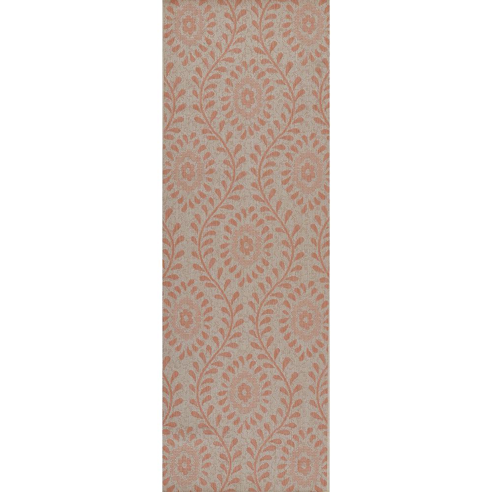 Transitional Rectangle Area Rug, Coral, 3'3" X 5'. Picture 5