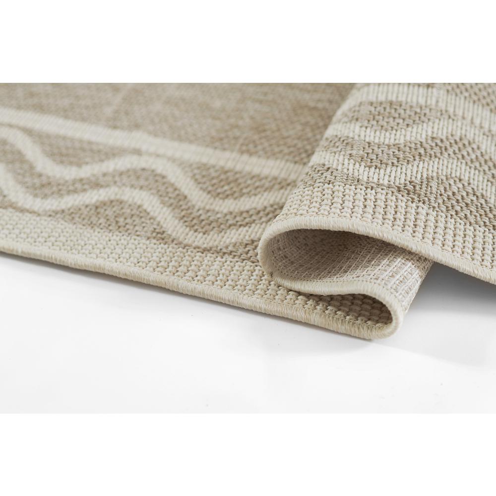 Contemporary Rectangle Area Rug, Grey, 5'3" X 7'. Picture 9