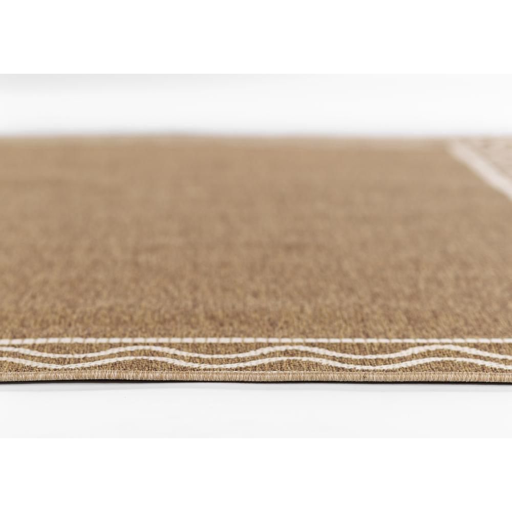 Contemporary Rectangle Area Rug, Natural, 5'3" X 7'. Picture 5