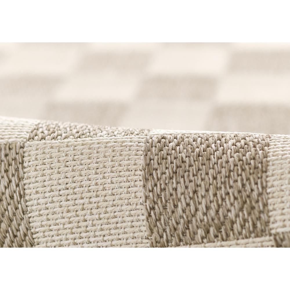 Contemporary Rectangle Area Rug, Grey, 5'3" X 7'. Picture 4