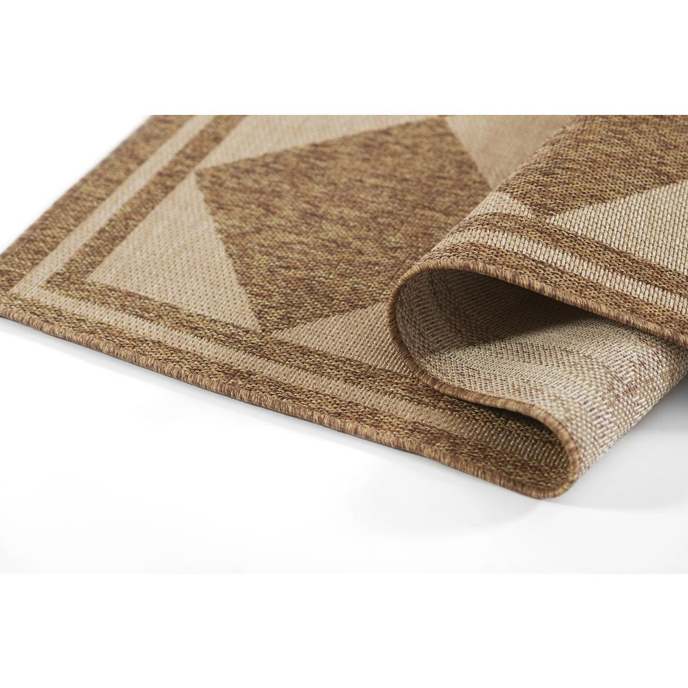 Contemporary Rectangle Area Rug, Natural, 5'3" X 7'. Picture 11