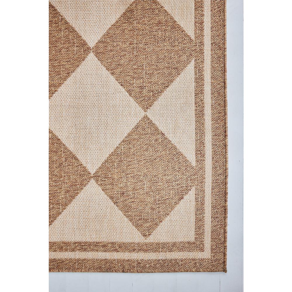 Contemporary Rectangle Area Rug, Natural, 5'3" X 7'. Picture 14