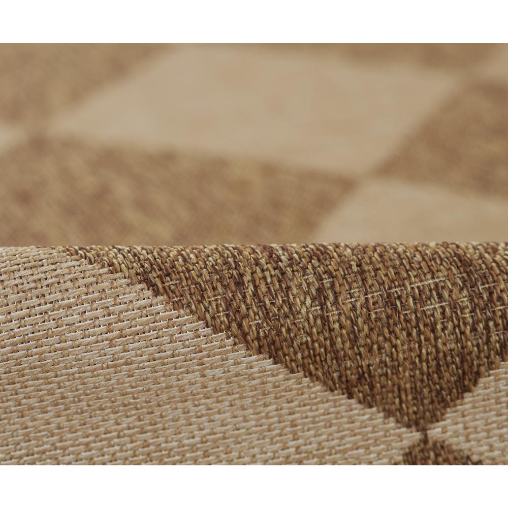 Contemporary Rectangle Area Rug, Natural, 5'3" X 7'. Picture 5