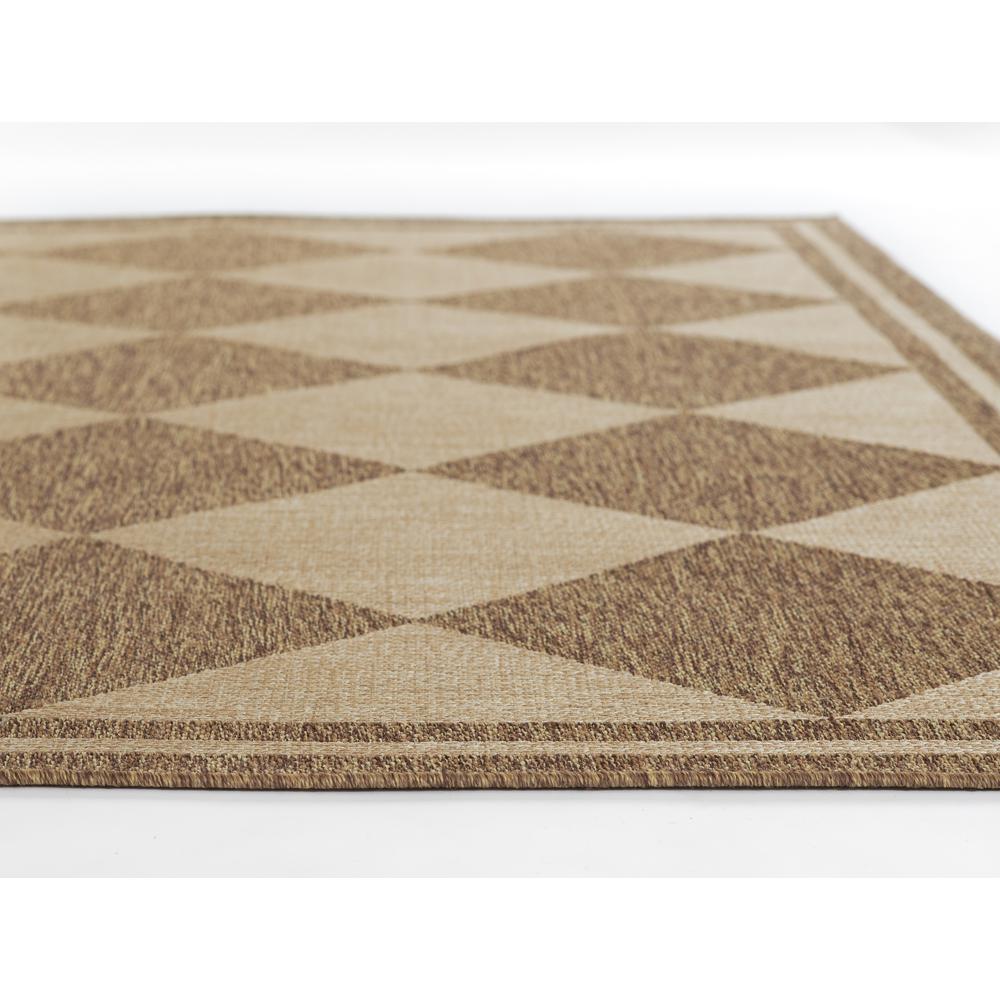 Contemporary Rectangle Area Rug, Natural, 5'3" X 7'. Picture 6
