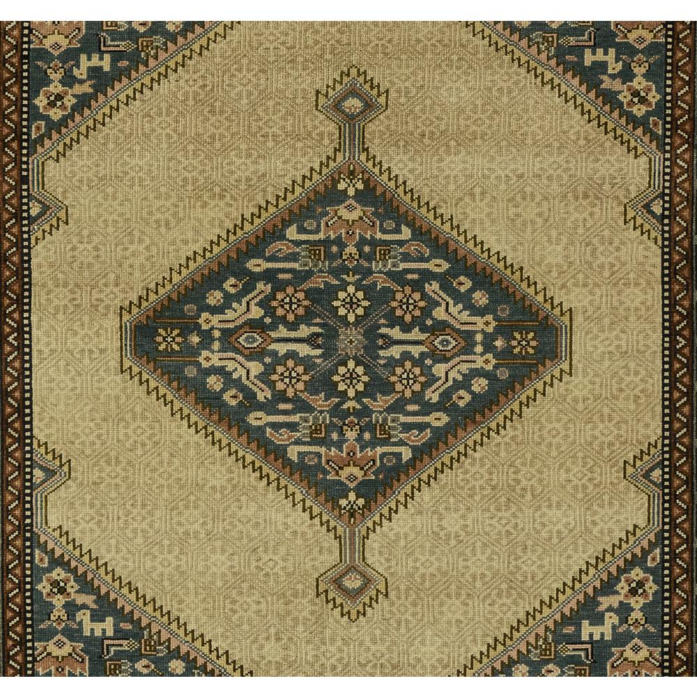 Traditional Rectangle Area Rug, Blue, 8' X 10'. Picture 7