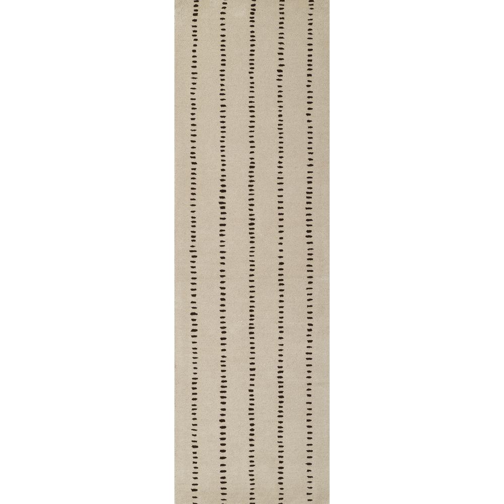 Contemporary Rectangle Area Rug, Ivory, 3'6" X 5'6". Picture 5