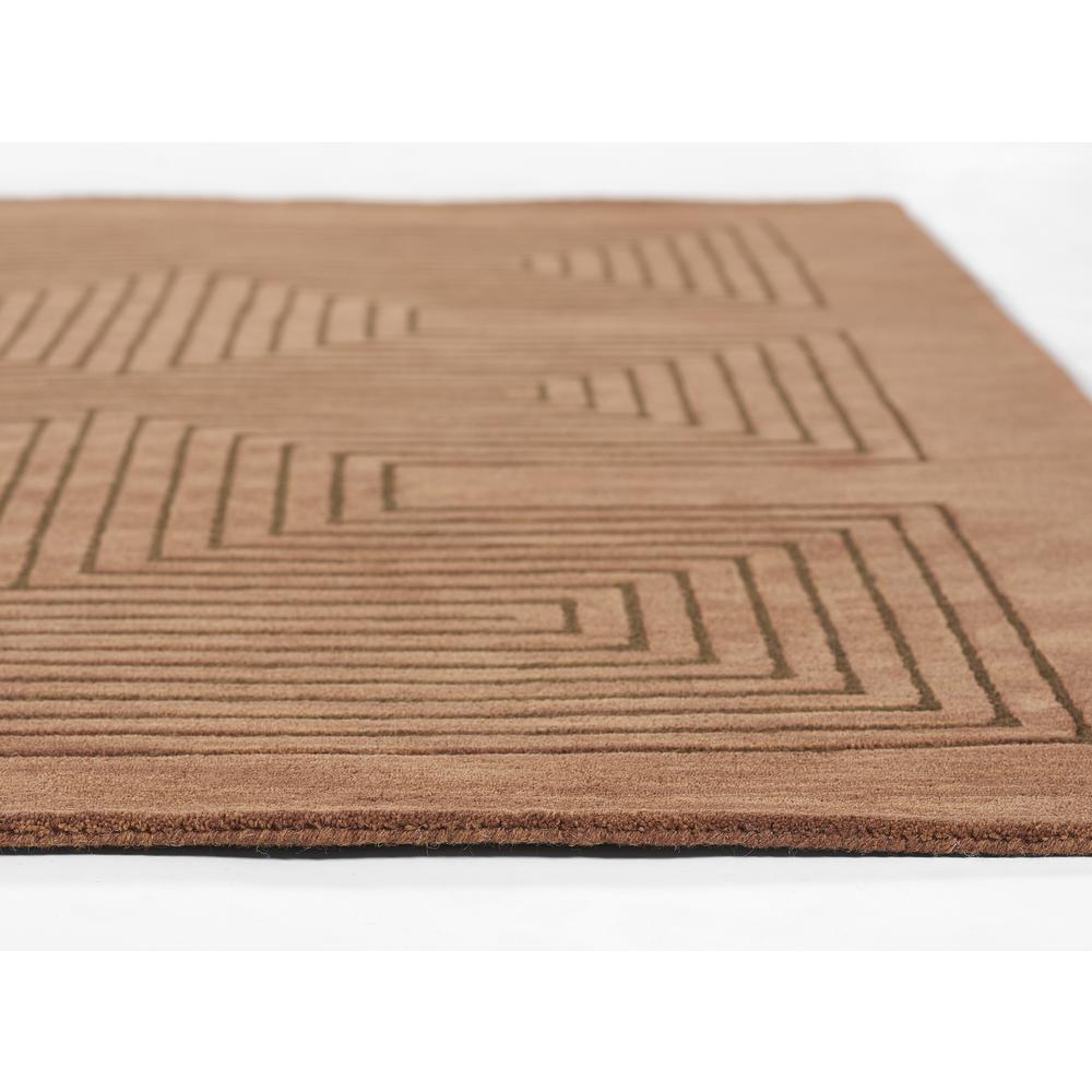 Contemporary Rectangle Area Rug, Copper, 3'6" X 5'6". Picture 3