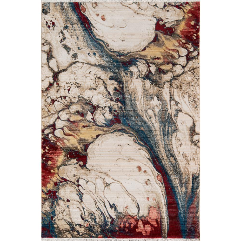 Transitional Rectangle Area Rug, Multi, 3'3" X 5'3". Picture 1