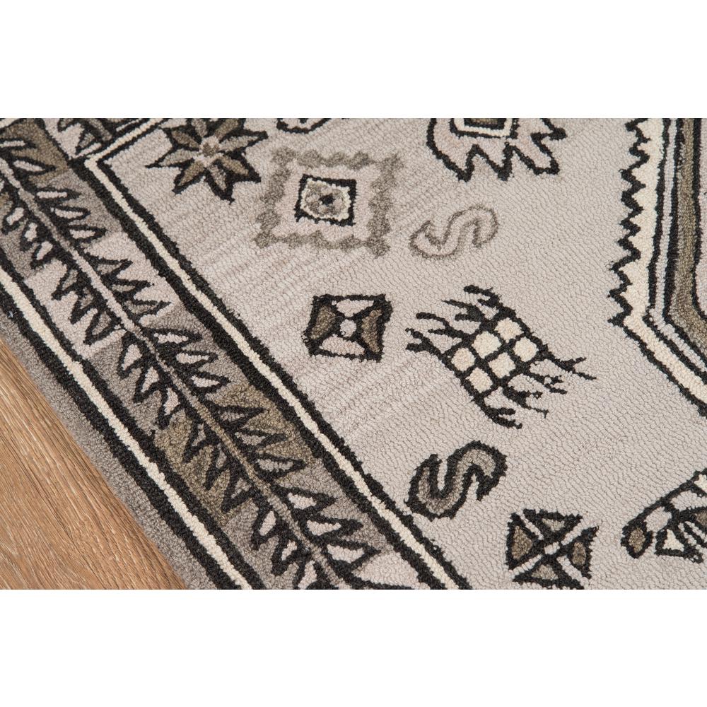 Transitional Rectangle Area Rug, Grey, 3'6" X 5'6". Picture 3