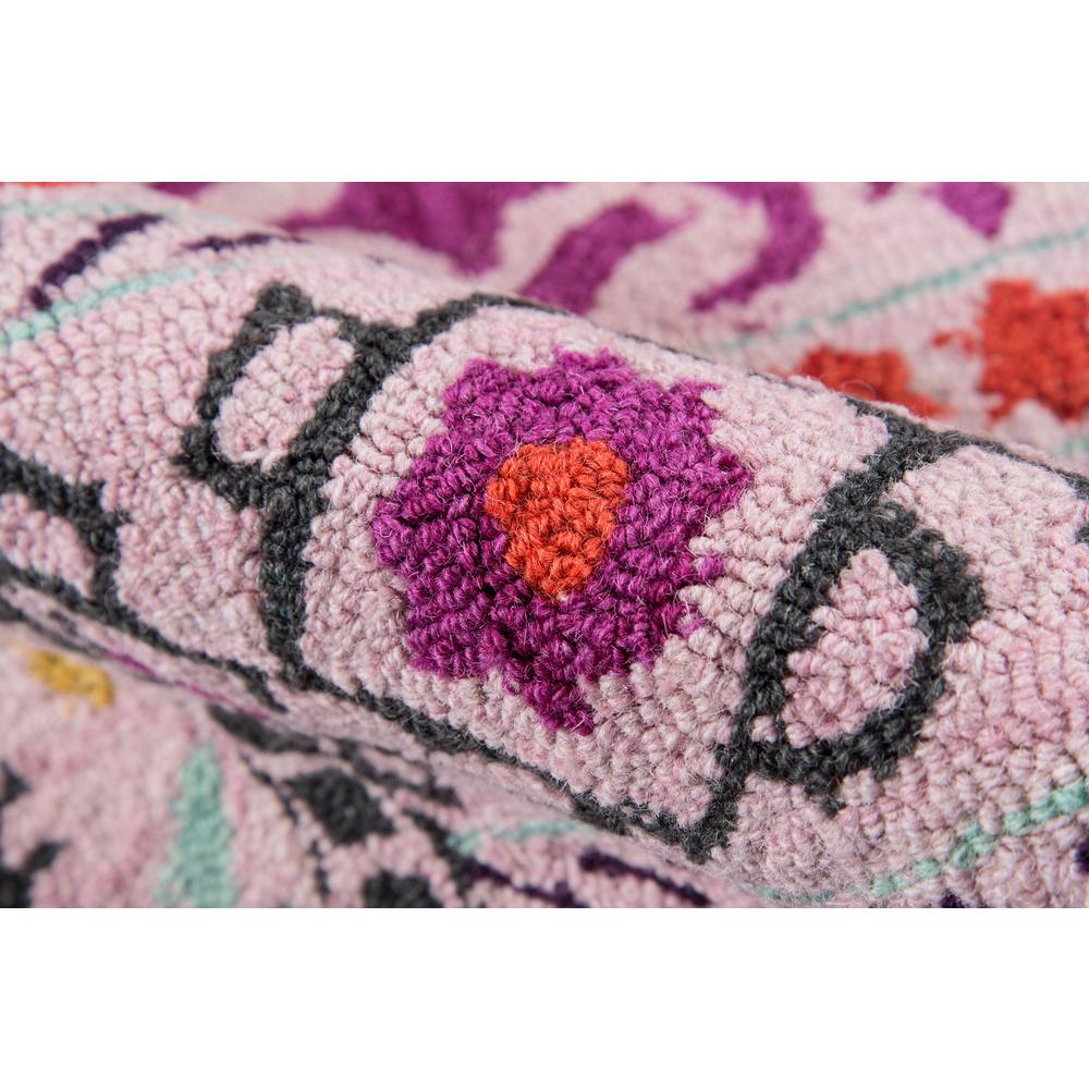 Transitional Rectangle Area Rug, Pink, 3'6" X 5'6". Picture 4