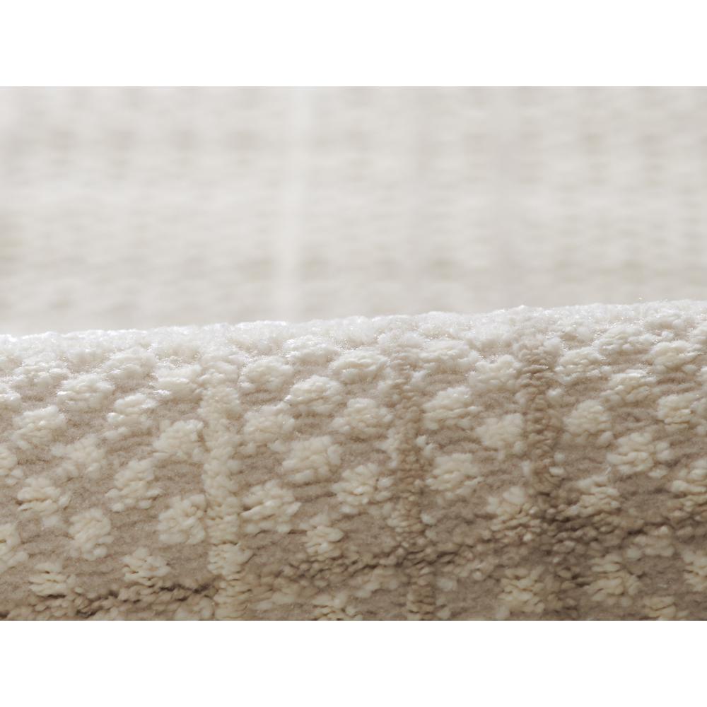 Contemporary Rectangle Area Rug, Beige, 5'3" X 7'6". Picture 4