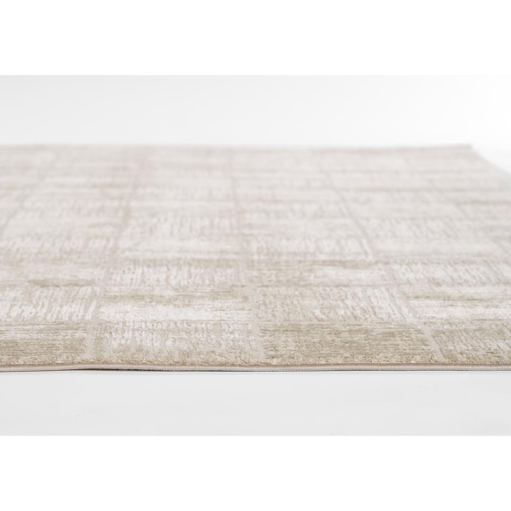 Contemporary Rectangle Area Rug, Beige, 5'3" X 7'6". Picture 6