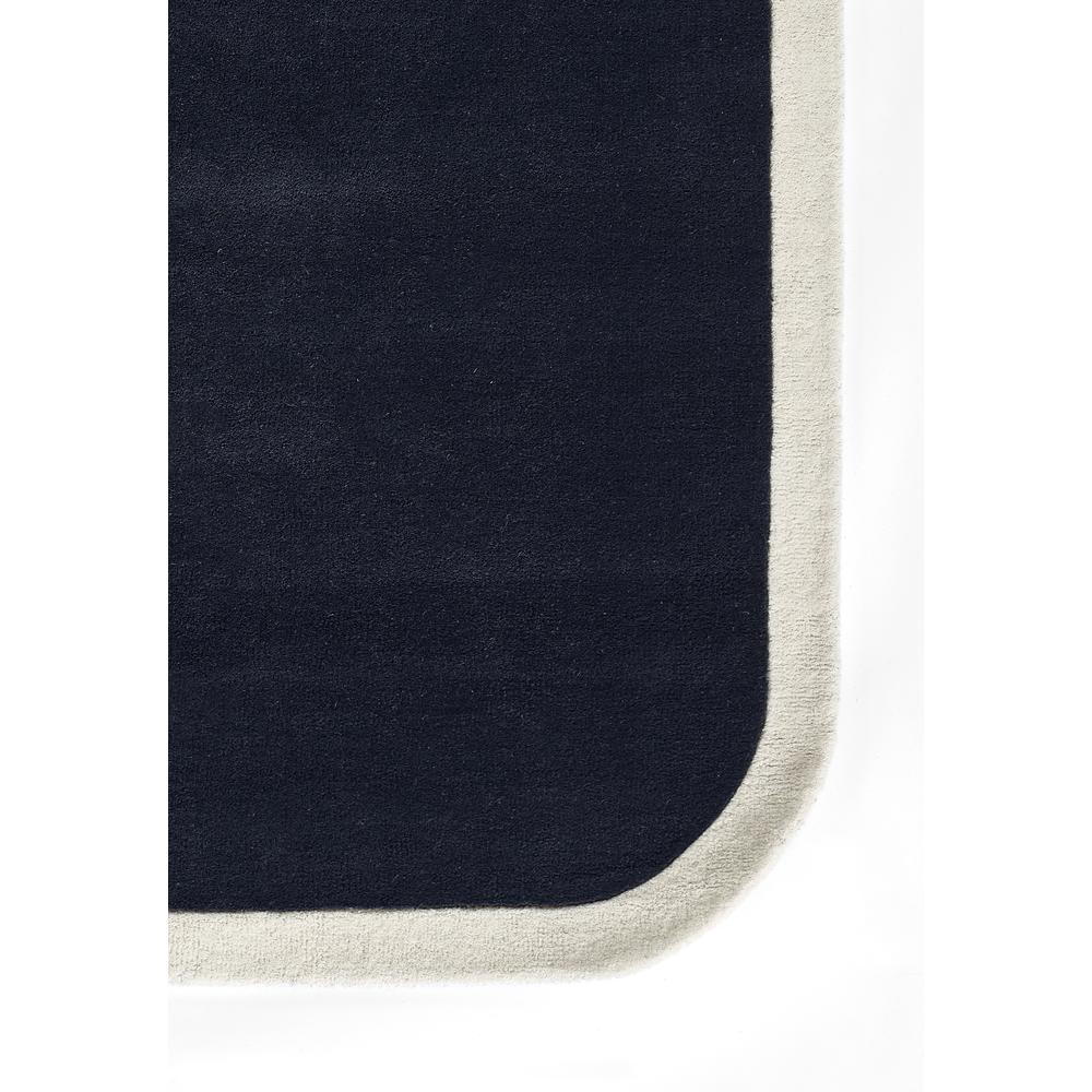Contemporary Rectangle Area Rug, Navy, 3'6" X 5'6". Picture 2