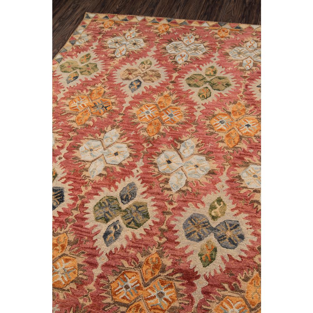 Transitional Rectangle Area Rug, Red, 3'6" X 5'6". Picture 2