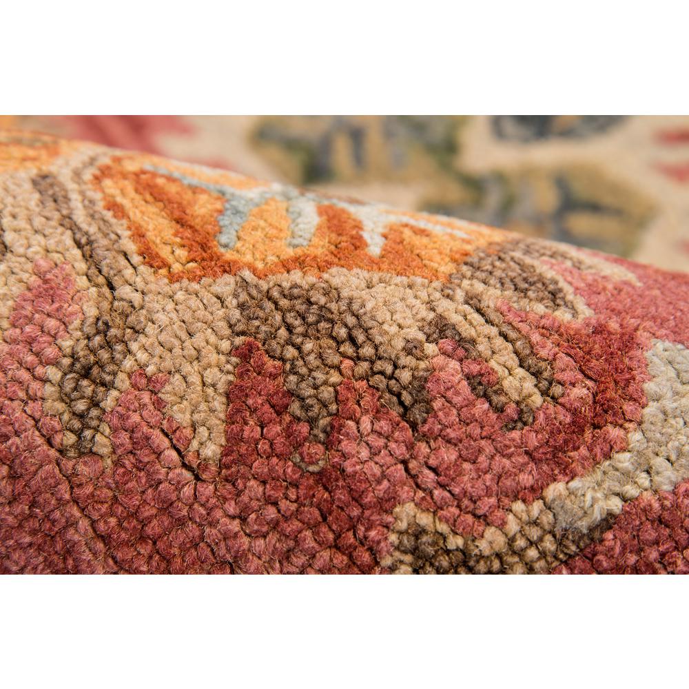 Transitional Rectangle Area Rug, Red, 3'6" X 5'6". Picture 4
