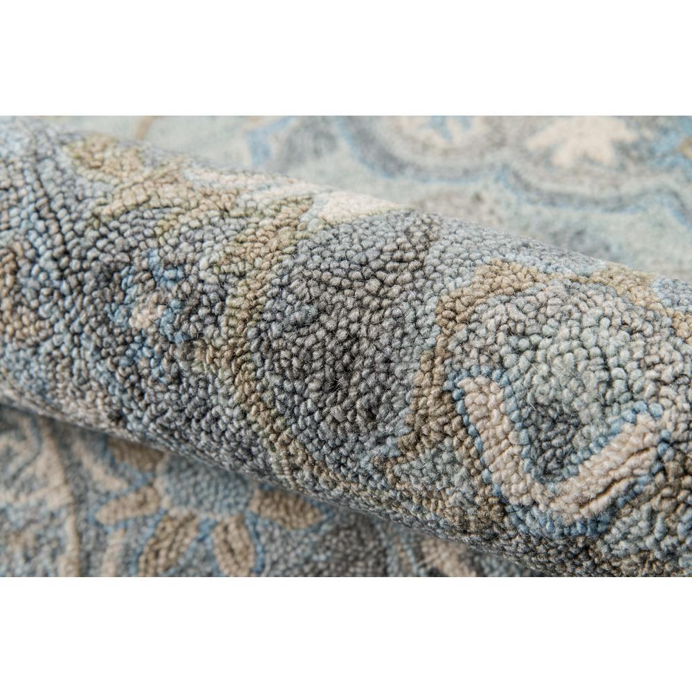 Traditional Rectangle Area Rug, Blue, 3'6" X 5'6". Picture 4