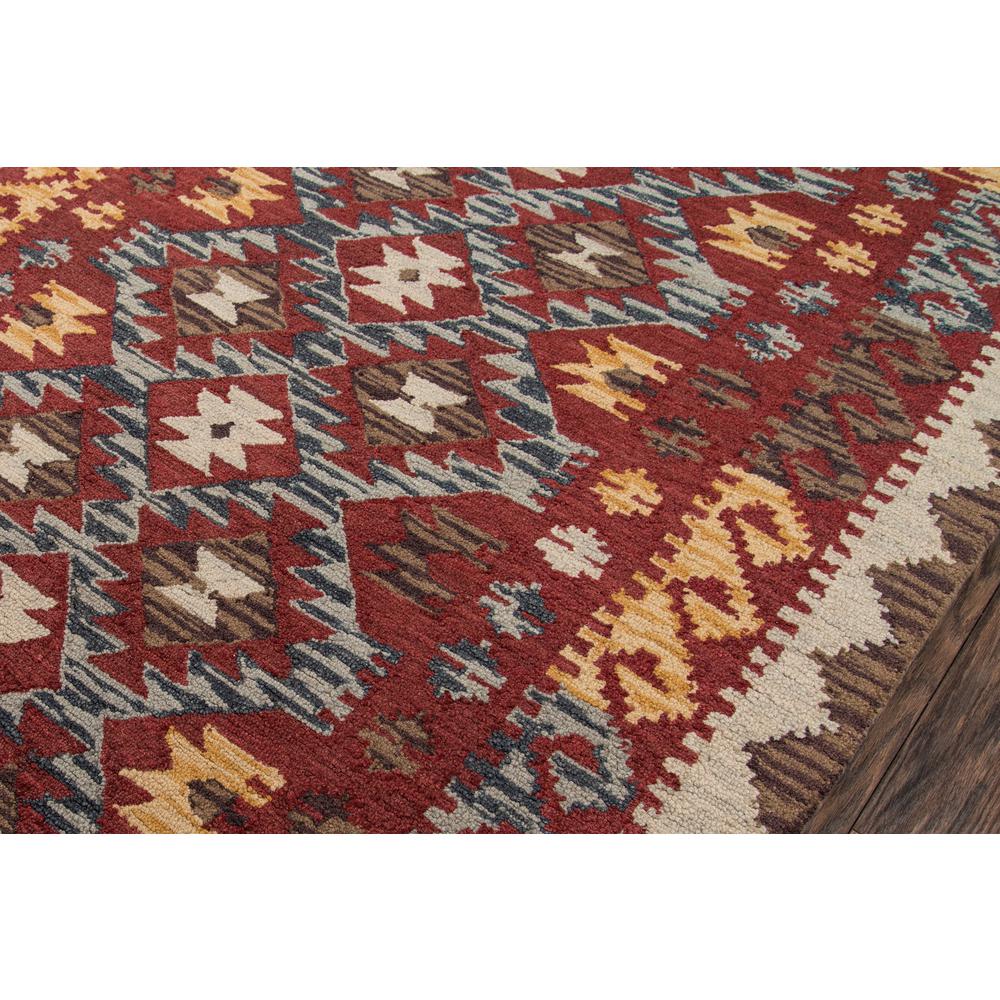 Casual Rectangle Area Rug, Red, 3'6" X 5'6". Picture 3
