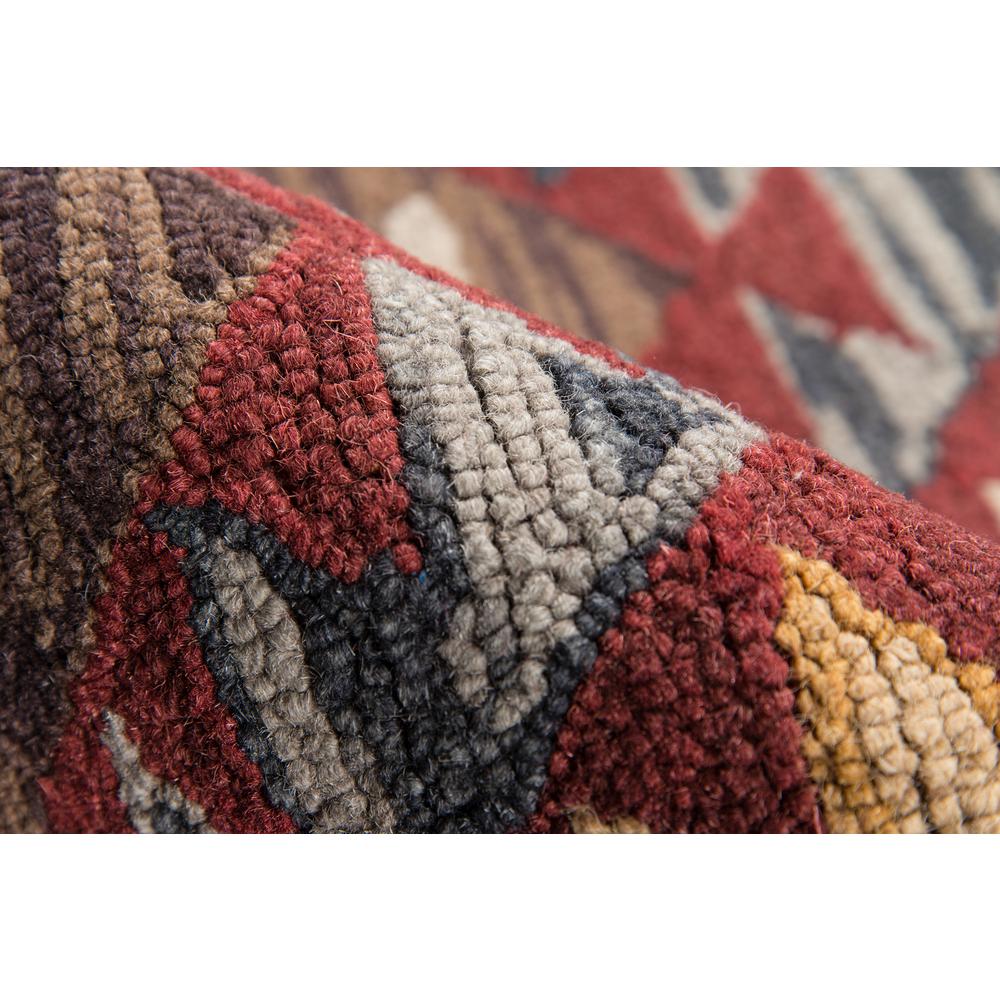 Casual Rectangle Area Rug, Red, 3'6" X 5'6". Picture 4