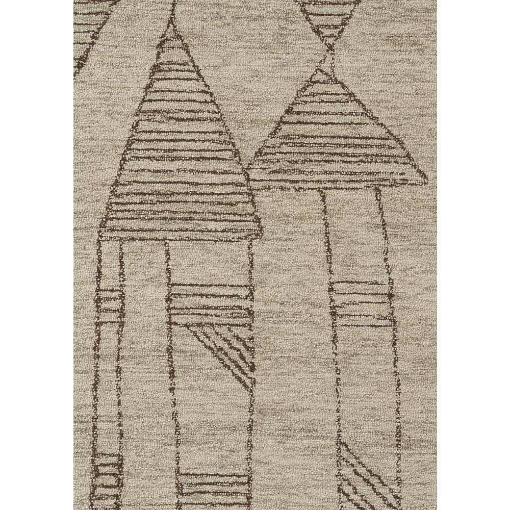 Contemporary Rectangle Area Rug, Grey, 3'6" X 5'6". Picture 6