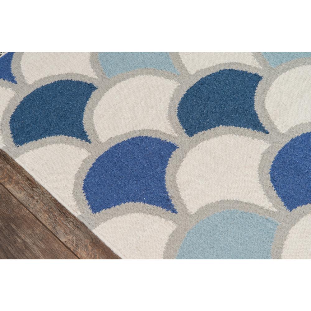 Contemporary Rectangle Area Rug, Blue, 3'6" X 5'6". Picture 3