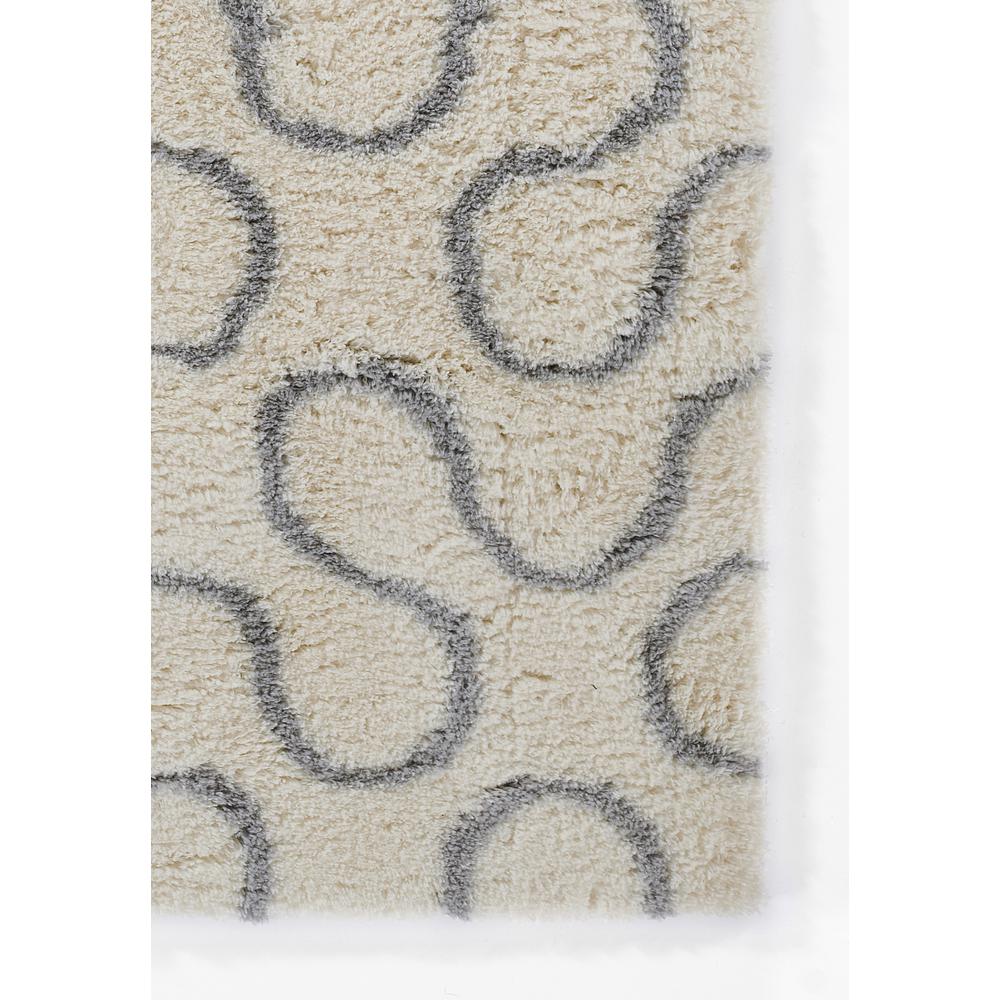 Contemporary Rectangle Area Rug, Ivory, 7'10" X 10'. Picture 2