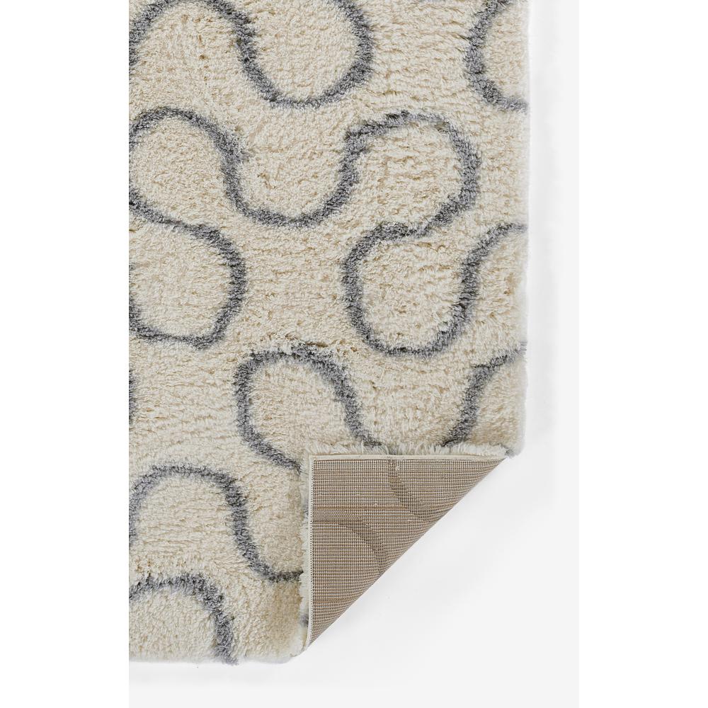 Contemporary Rectangle Area Rug, Ivory, 7'10" X 10'. Picture 3