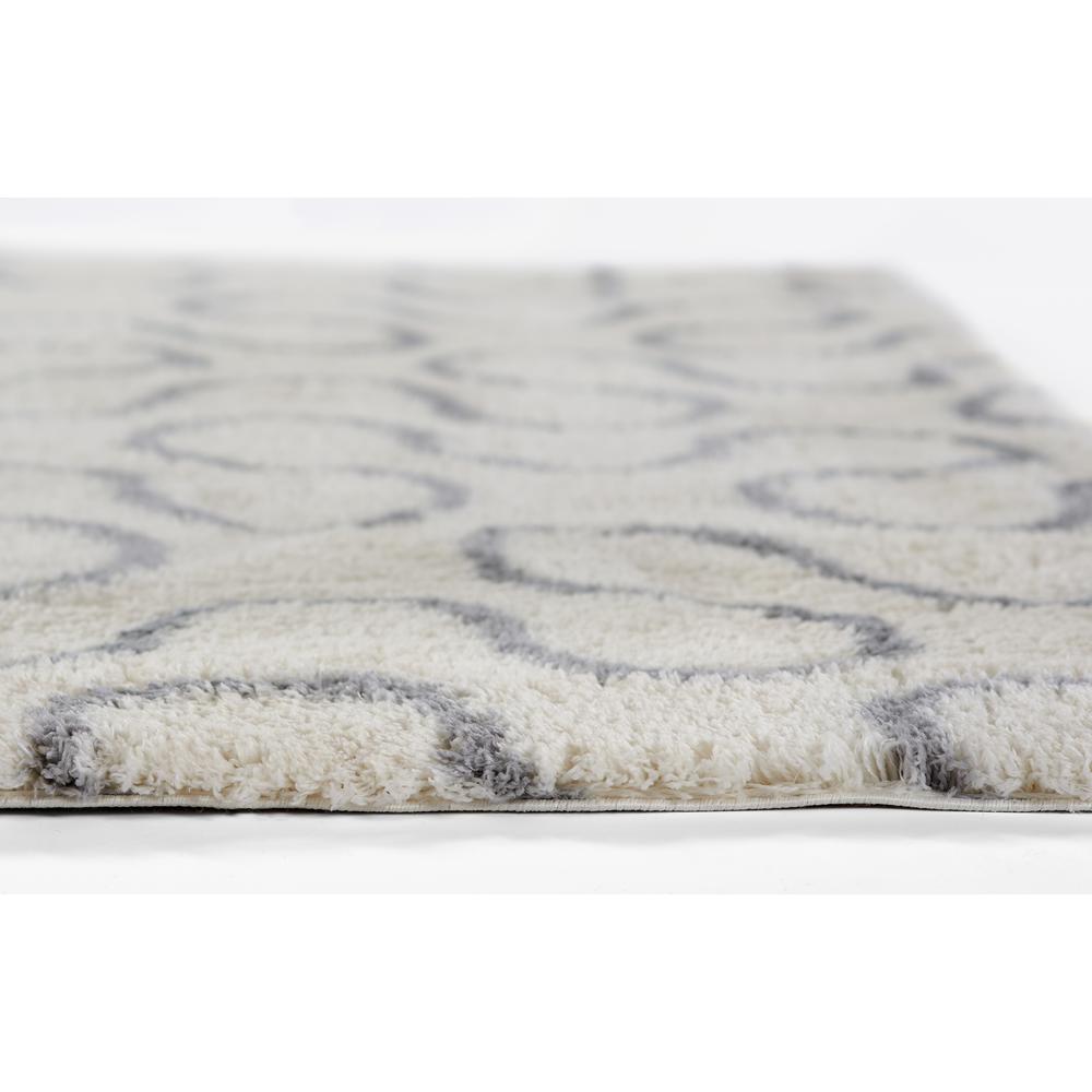 Contemporary Rectangle Area Rug, Ivory, 7'10" X 10'. Picture 6
