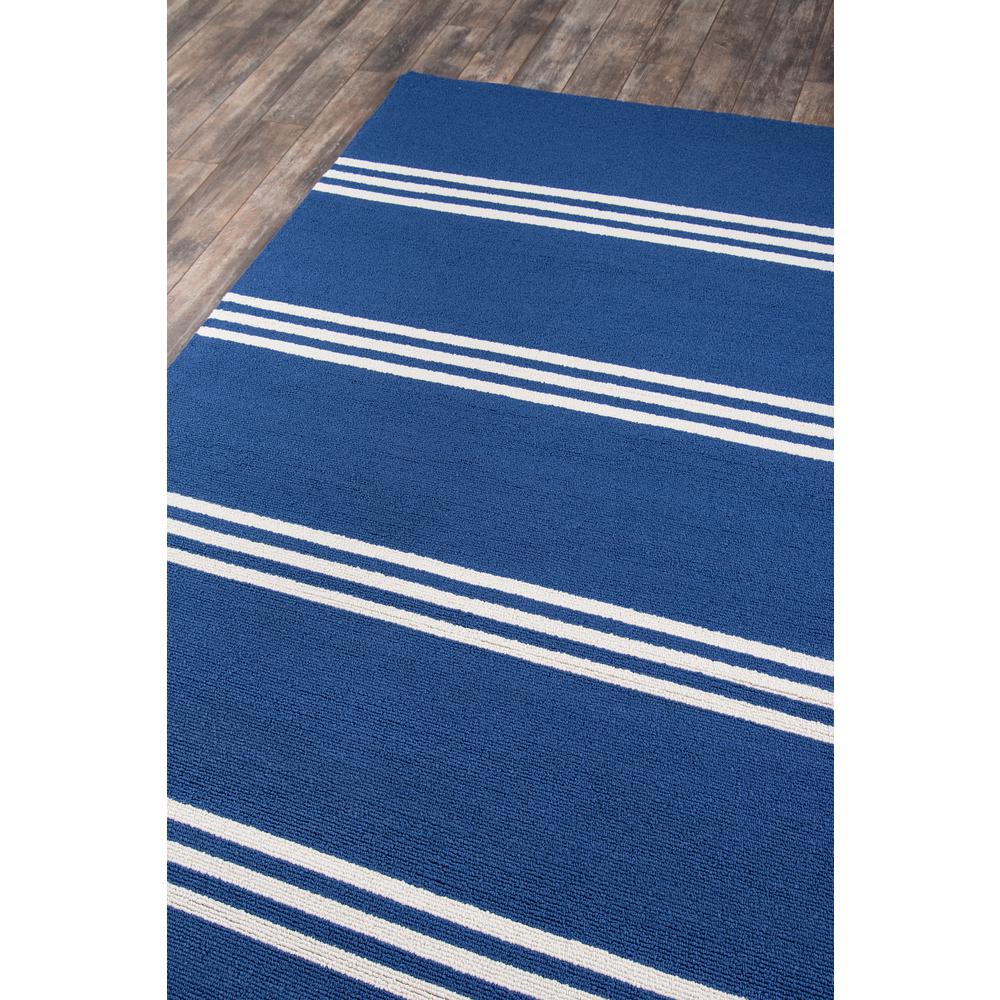 Contemporary Rectangle Area Rug, Maritime Blue, 5' X 8'. Picture 2