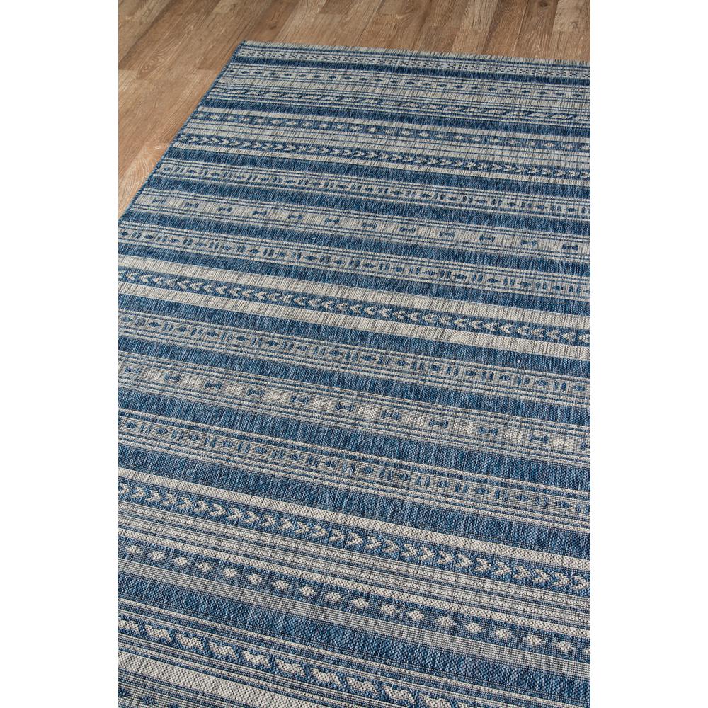 Contemporary Rectangle Area Rug, Blue, 3'3" X 5'. Picture 2