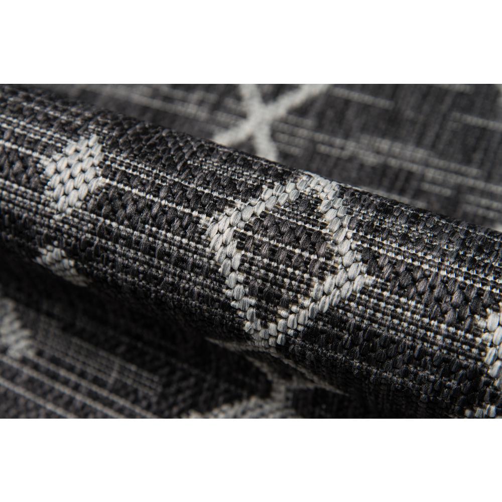 Contemporary Rectangle Area Rug, Charcoal, 3'3" X 5'. Picture 4