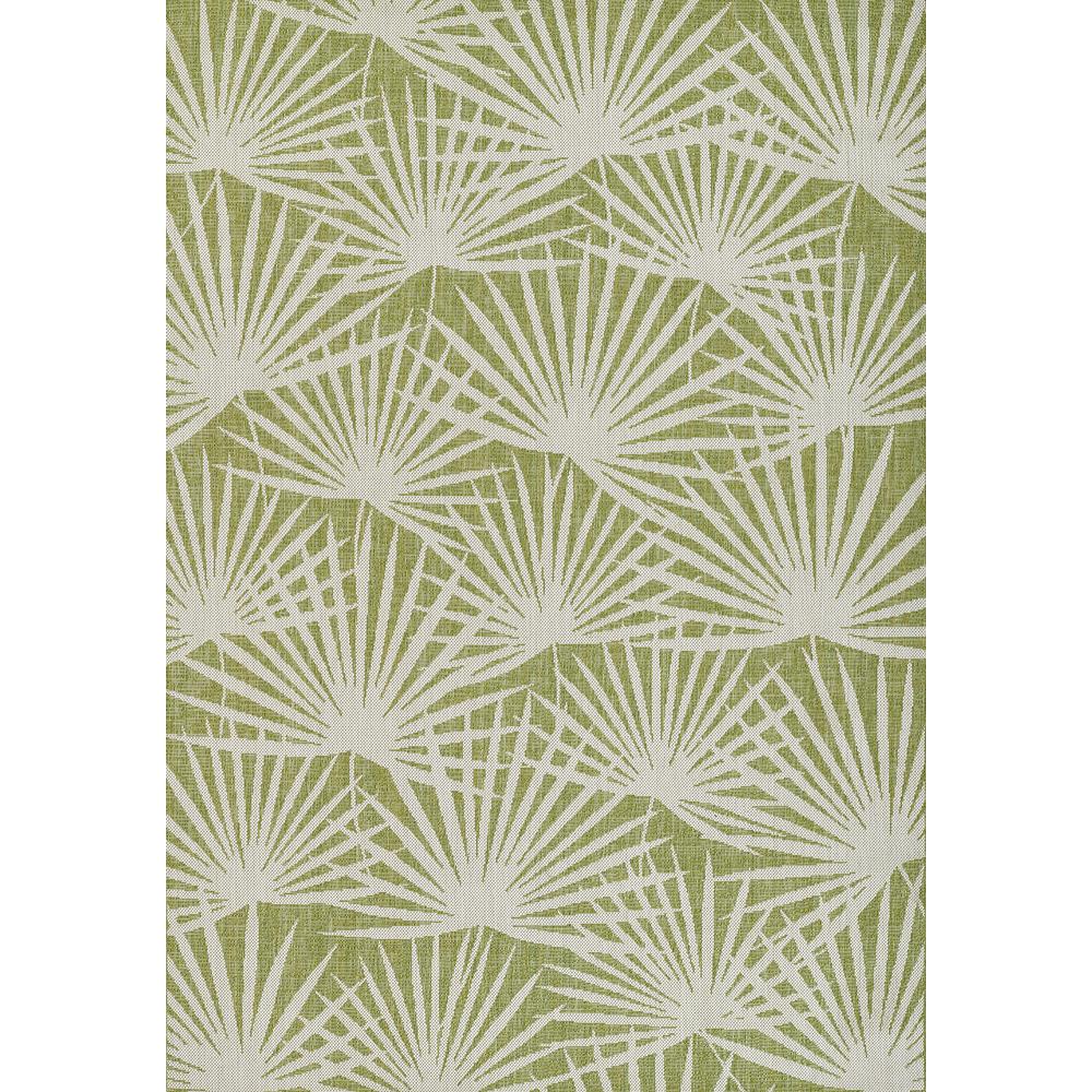 Transitional Runner Area Rug, Green, 2' X 10' Runner. Picture 1