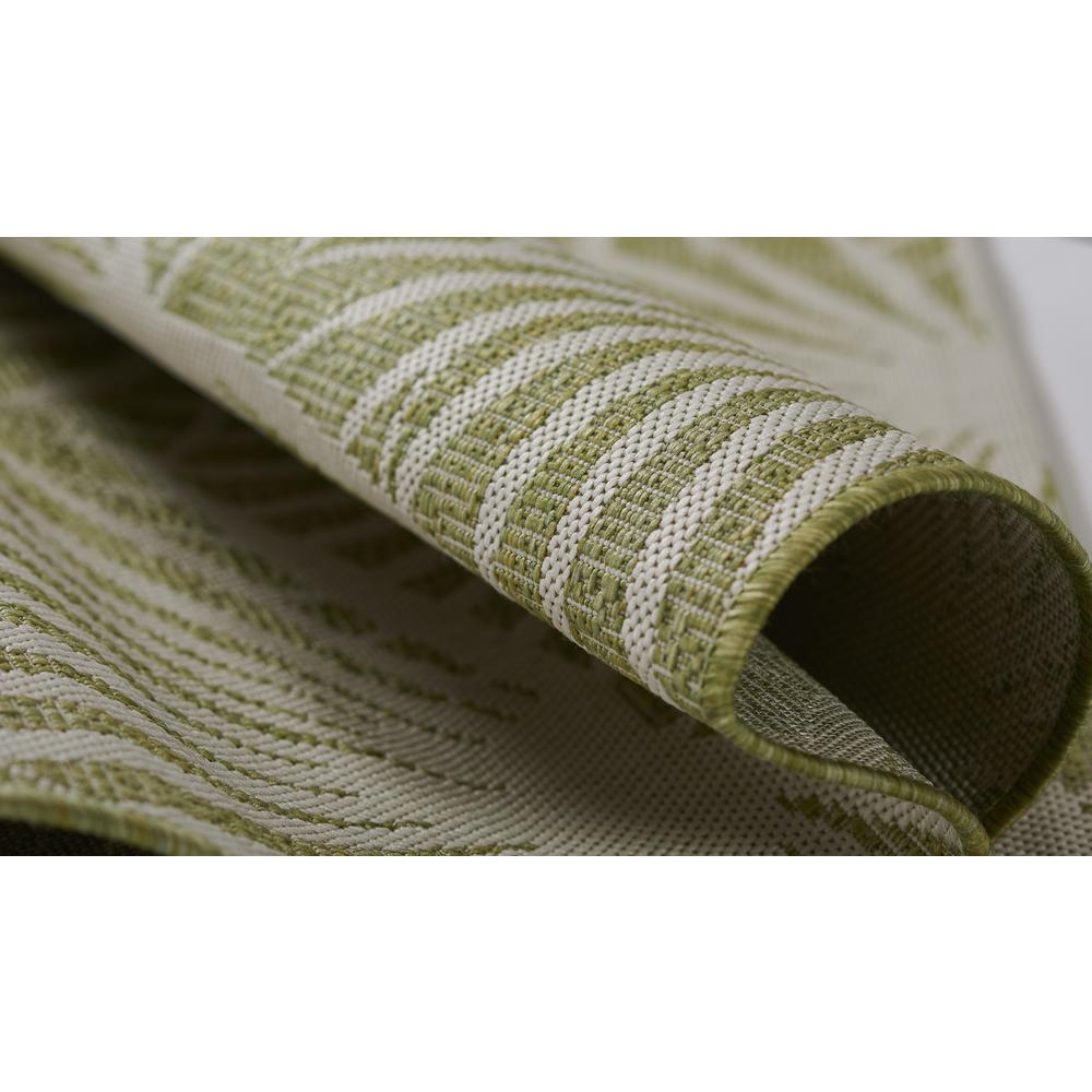 Transitional Runner Area Rug, Green, 2' X 10' Runner. Picture 8
