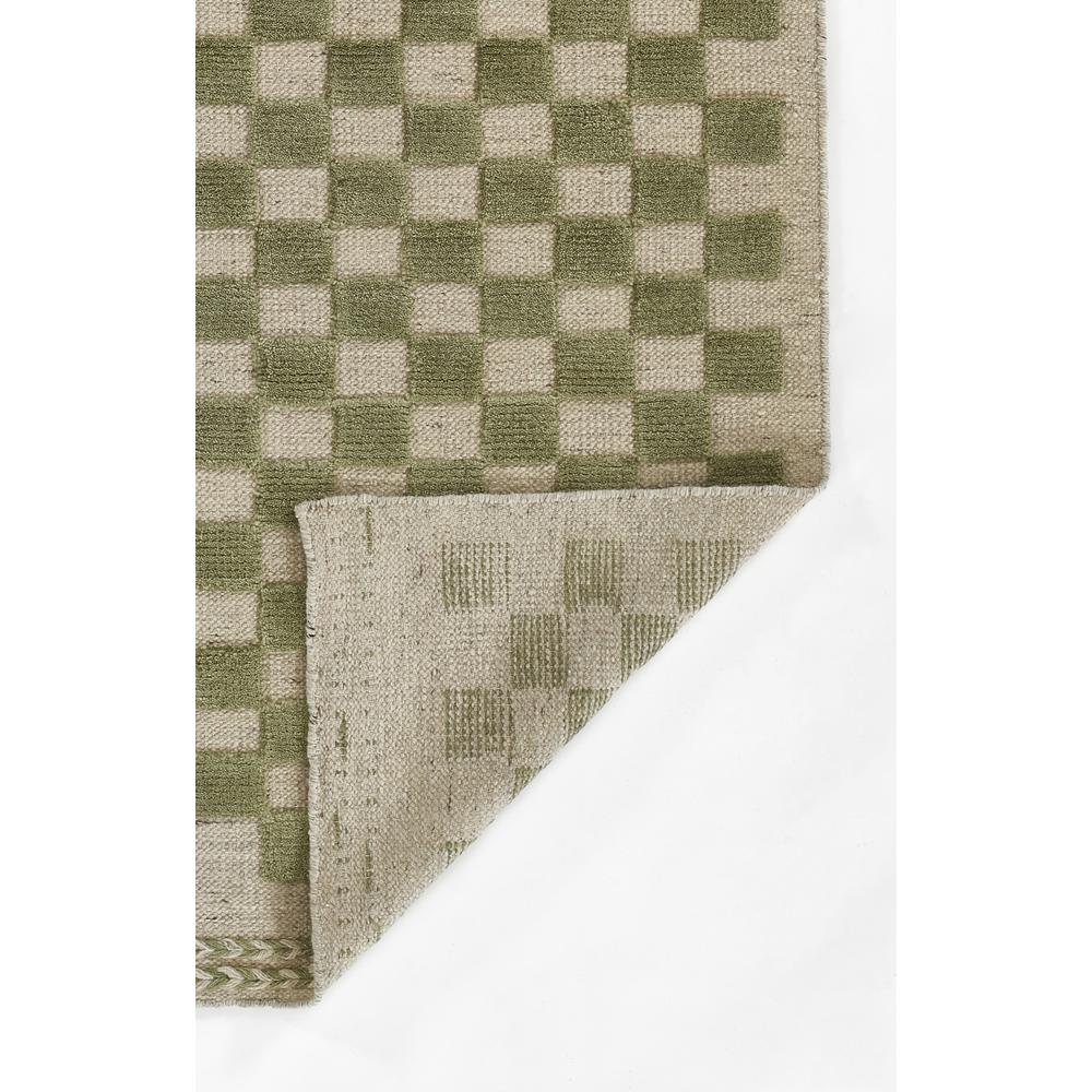 Contemporary Runner Area Rug, Green, 2'6" X 8' Runner. Picture 3