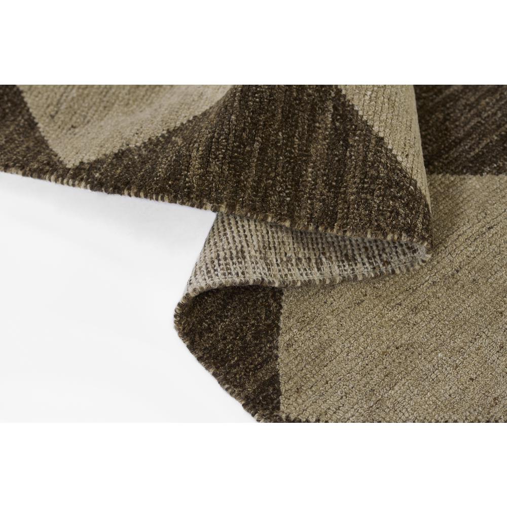 Contemporary Rectangle Area Rug, Brown, 5' X 8'. Picture 7