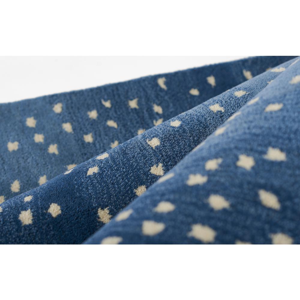Contemporary Runner Area Rug, Denim, 2'6" X 12' Runner. Picture 8