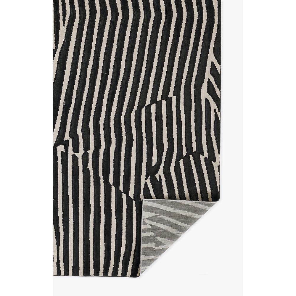 Contemporary Rectangle Area Rug, Black, 3'11" X 5'7". Picture 3