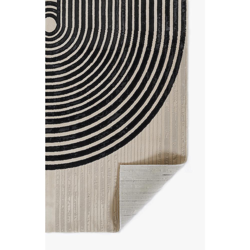 Contemporary Rectangle Area Rug, Ivory, 3'11" X 5'7". Picture 3