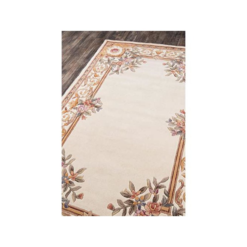 Transitional Runner Area Rug, Ivory, 2'3" X 8' Runner. Picture 2