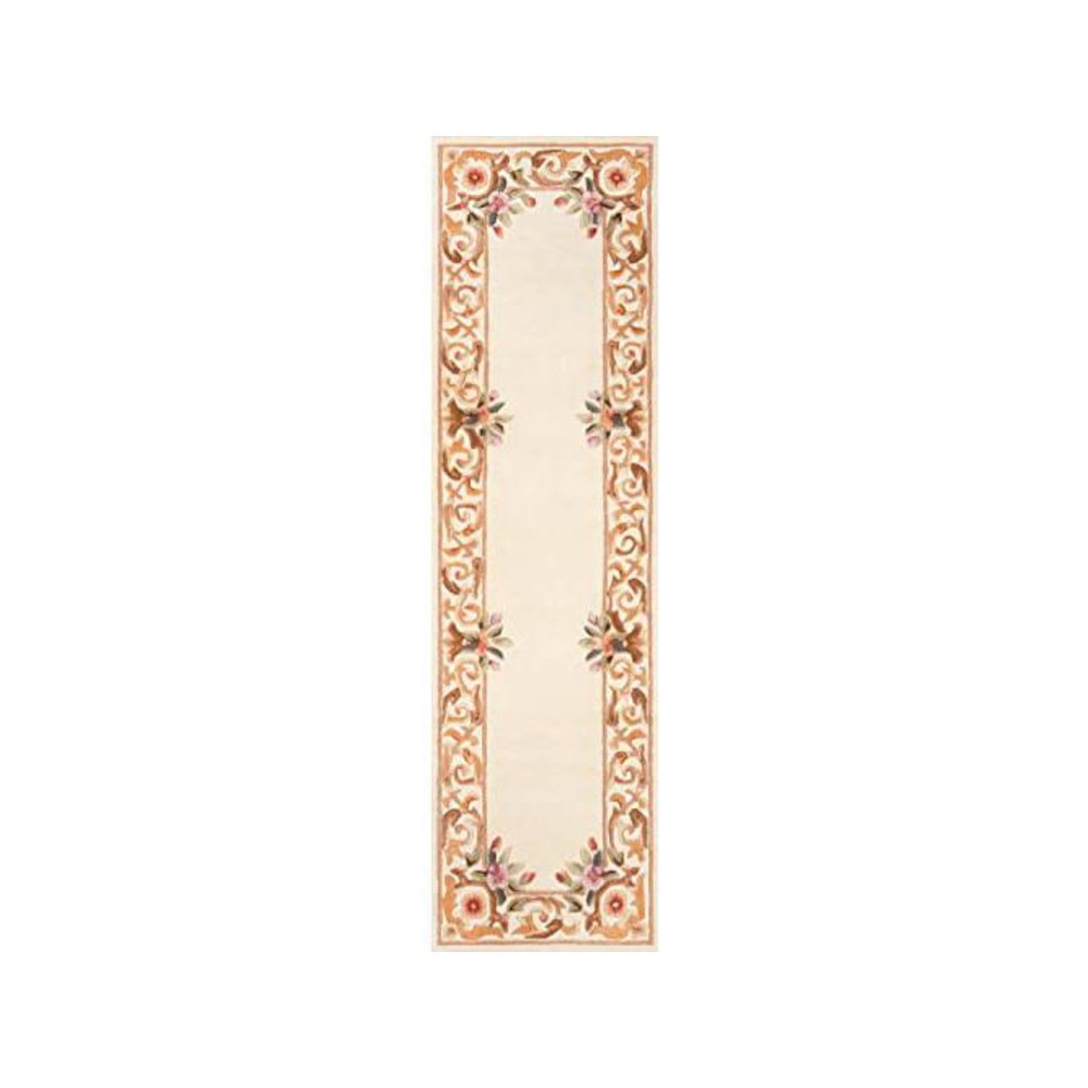 Transitional Runner Area Rug, Ivory, 2'3" X 8' Runner. Picture 6