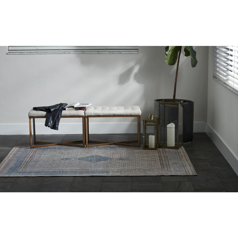 Traditional Runner Area Rug, Blue, 2'3" X 7'6" Runner. Picture 10