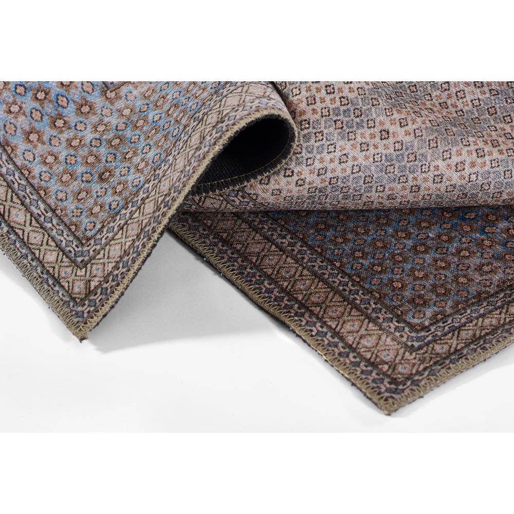 Traditional Runner Area Rug, Blue, 2'3" X 7'6" Runner. Picture 9