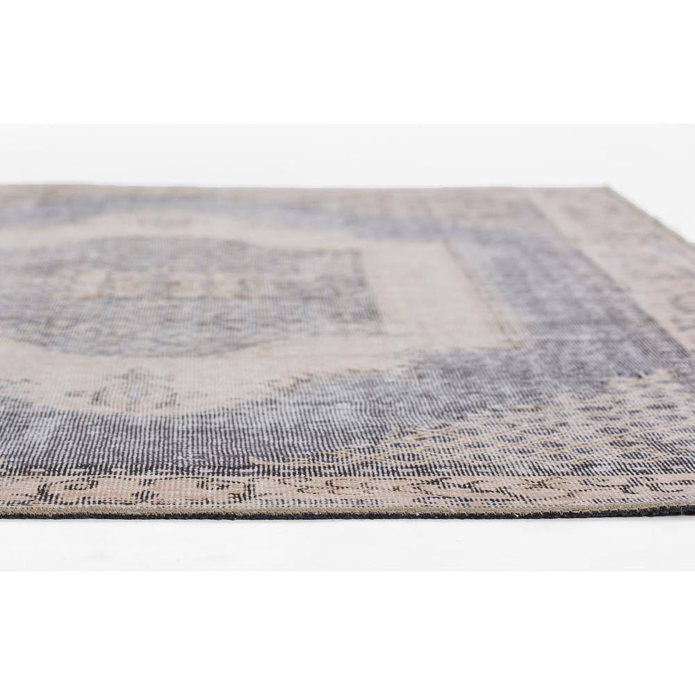 Traditional Runner Area Rug, Denim, 2'3" X 7'6" Runner. Picture 6