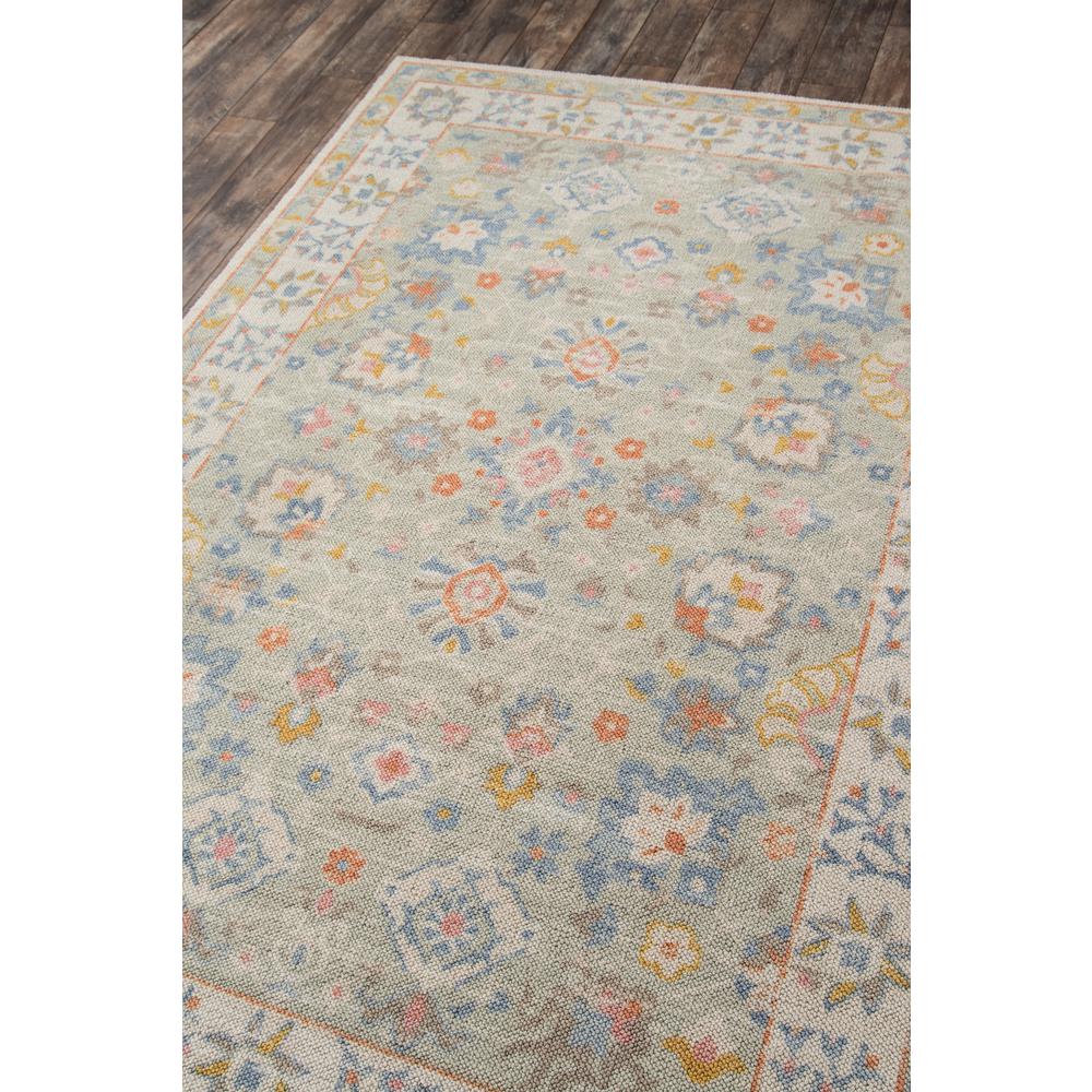 Traditional Rectangle Area Rug, Light Blue, 5'3" X 7'6". Picture 2